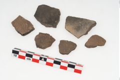 Etikett zu Keramikgefäß (NHMW-PRAE-085734)